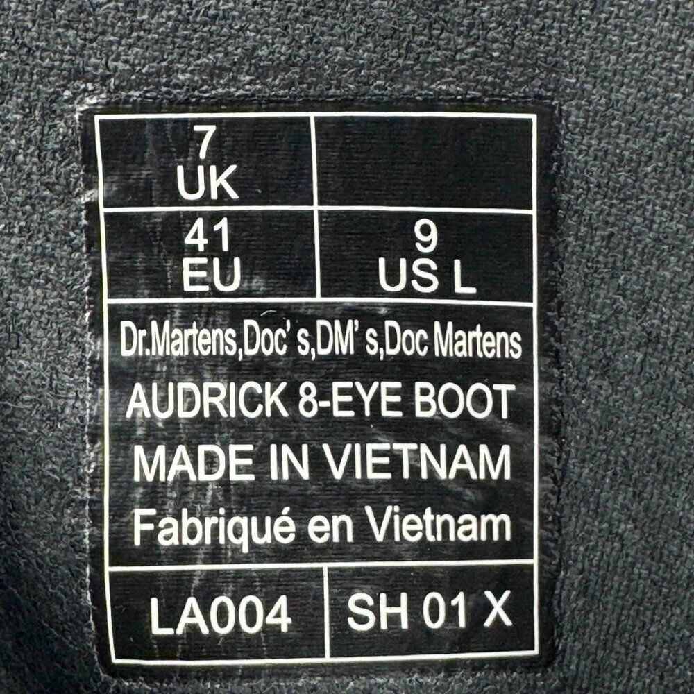 Dr Martens Audrick Nappa Leather Platform Ankle Boots - Picture 8 of 9